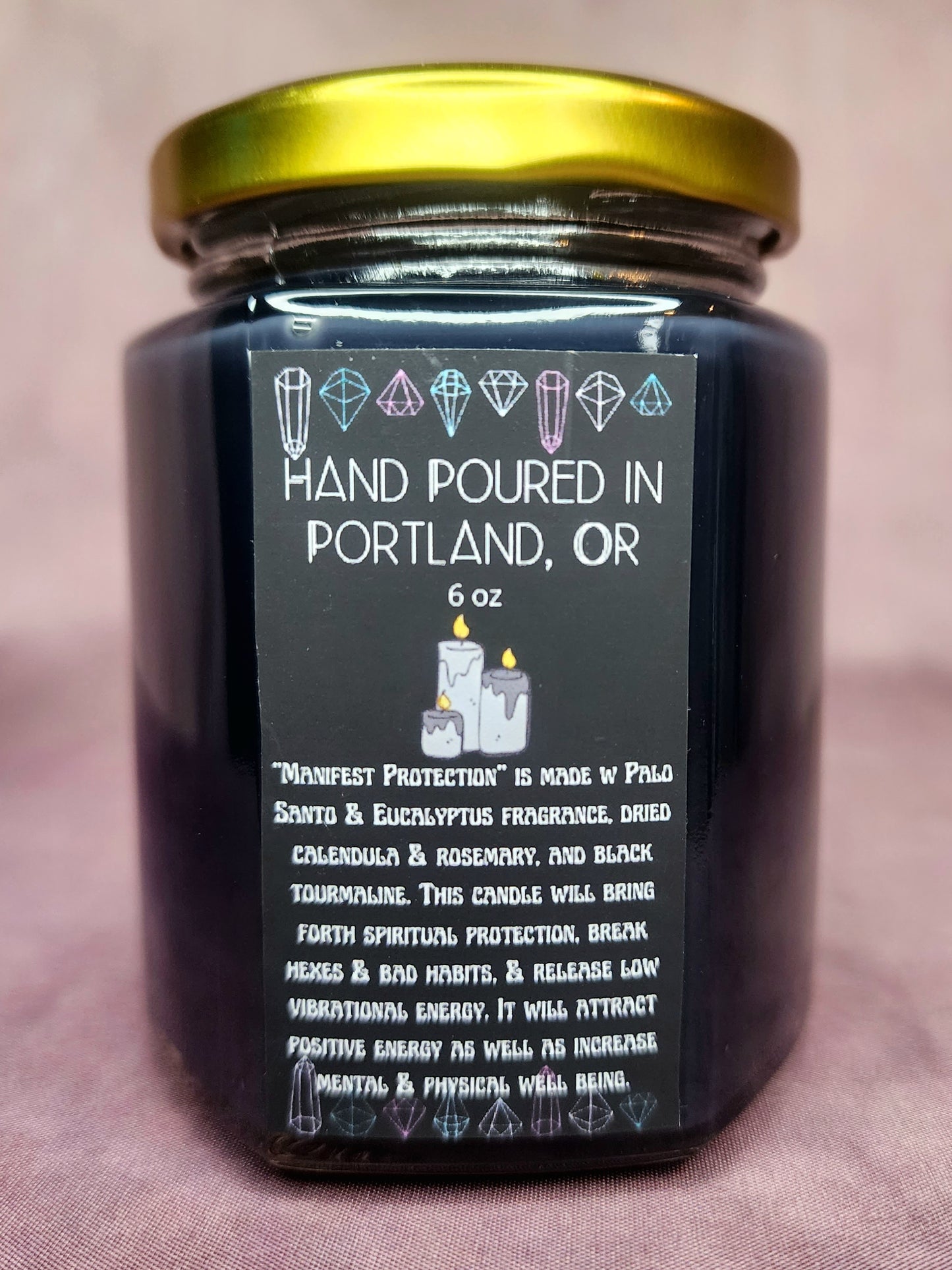 Manifest Protection Intention Candle