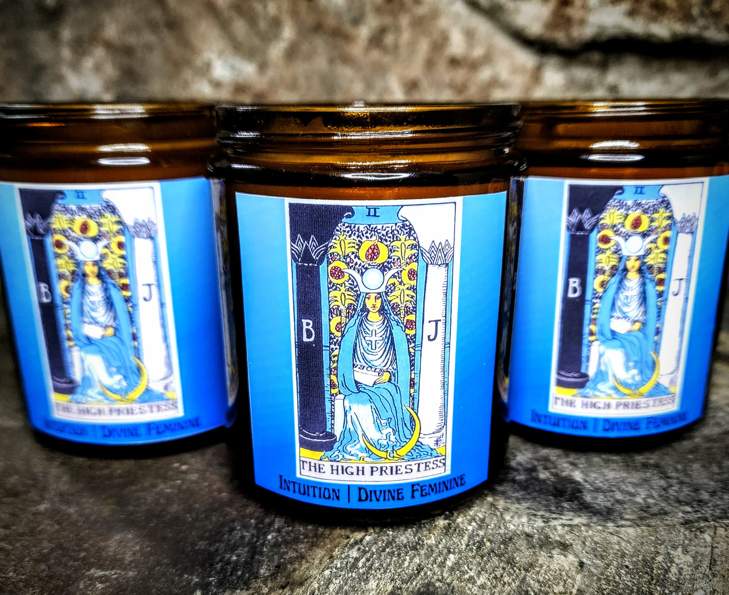 The High Priestess Tarot Candle