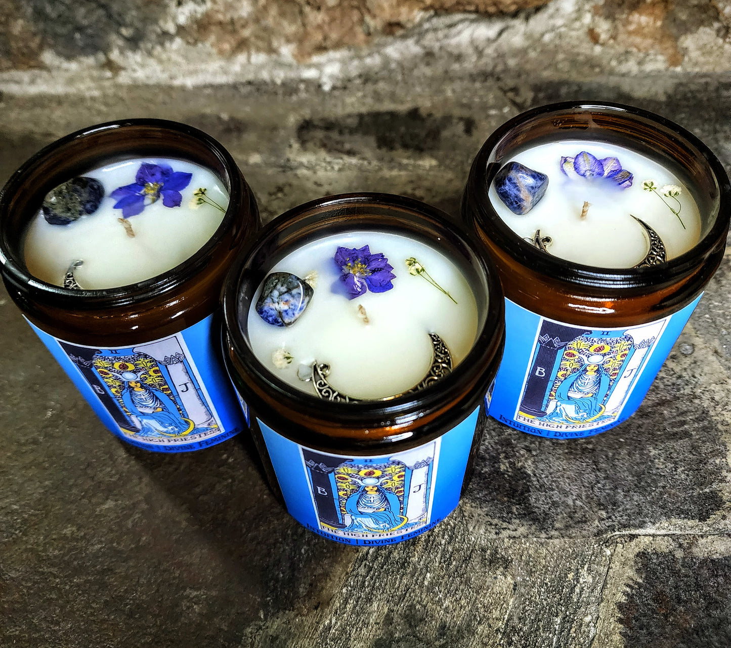 The High Priestess Tarot Candle