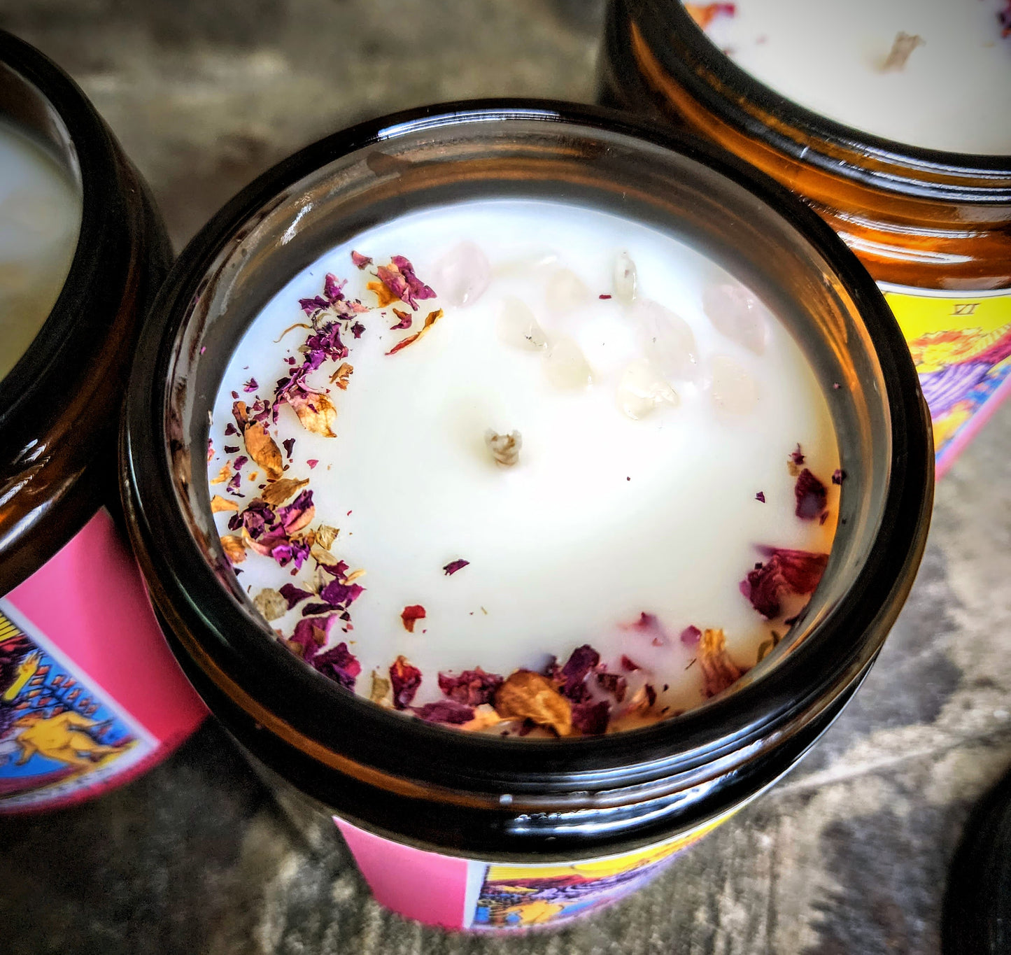 The Lovers Tarot Candle