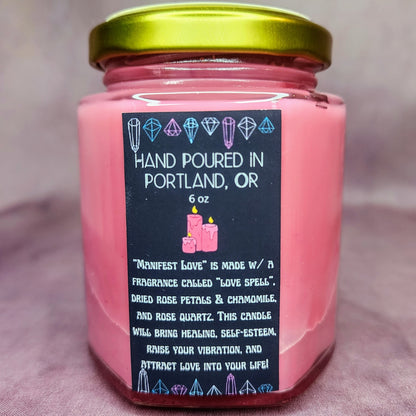 Manifest Love Intention Candle