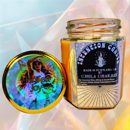 Manifest Joy Intention Candle