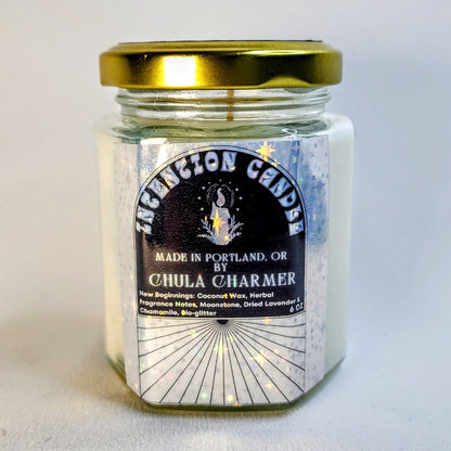 Manifest New Beginnings Intention Candle