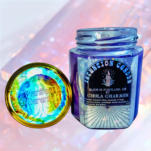 Manifest Serenity Intention Candle
