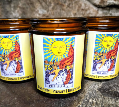 The Sun Tarot Candle