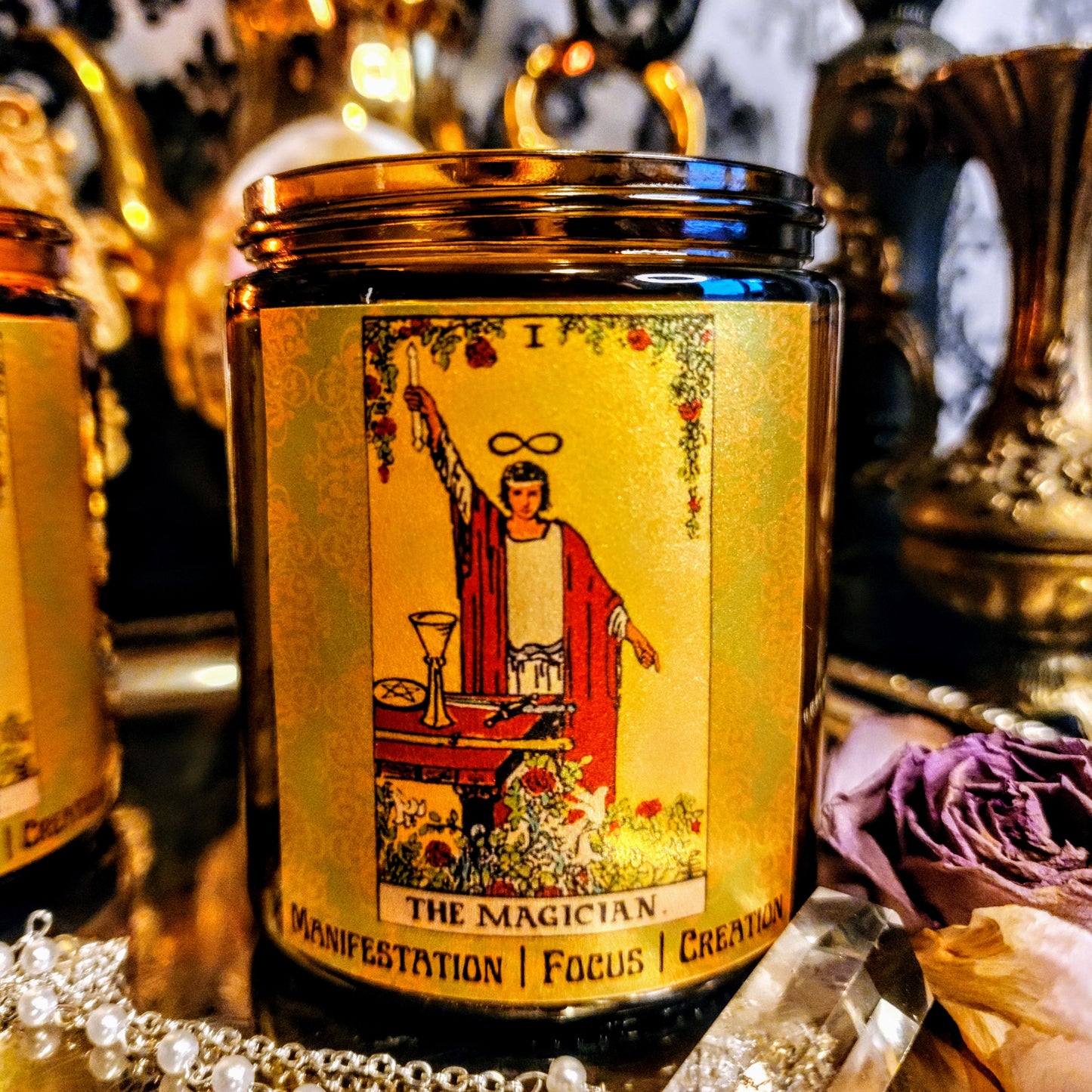 The Magician Tarot Candle
