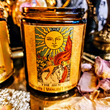 The Sun Tarot Candle