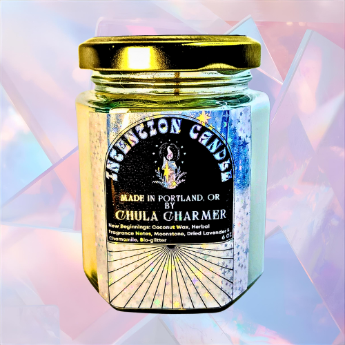 Manifest New Beginnings Intention Candle