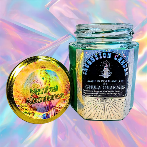 Manifest Abundance Intention Candle